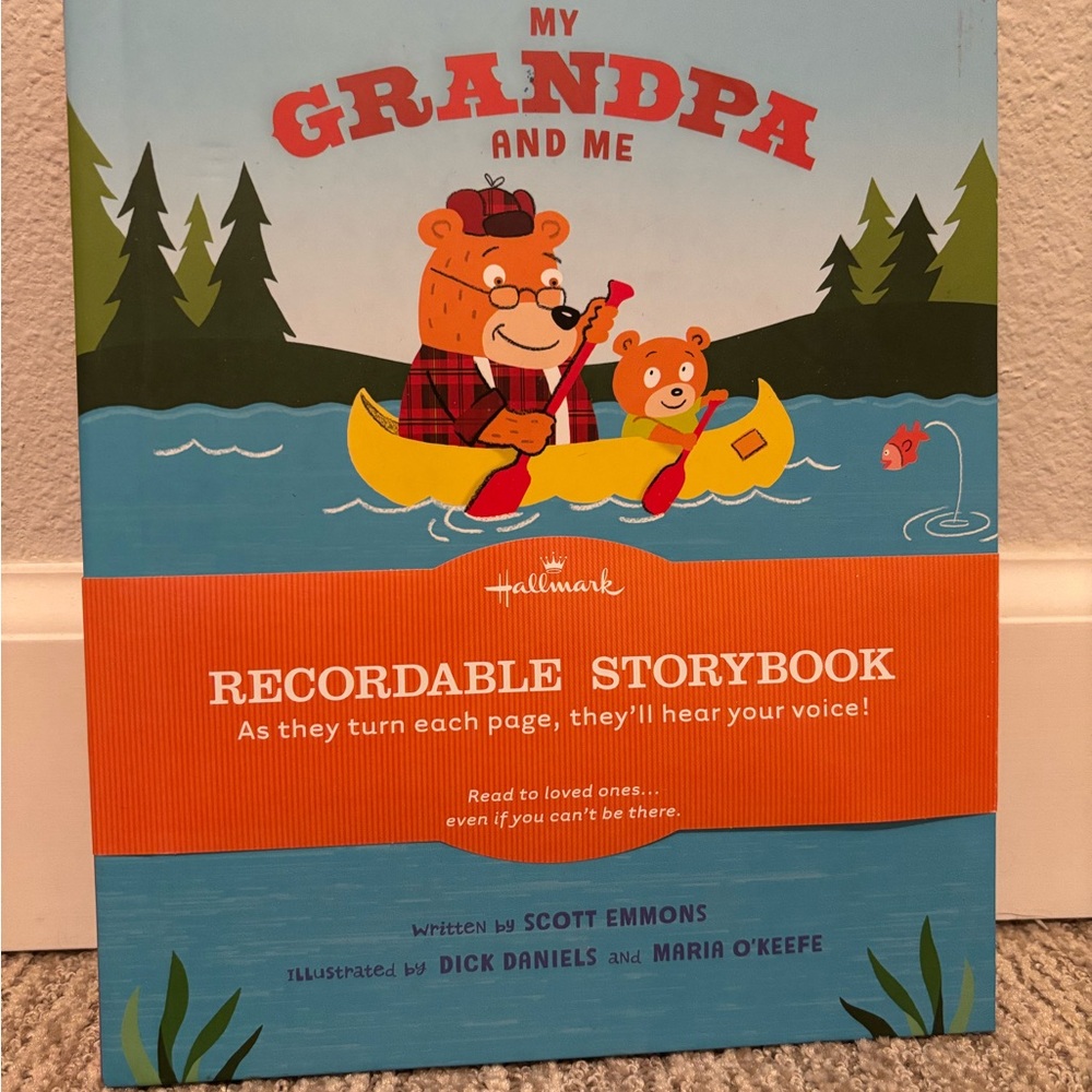 New Hallmark “My Grandpa and Me” recordable storybook